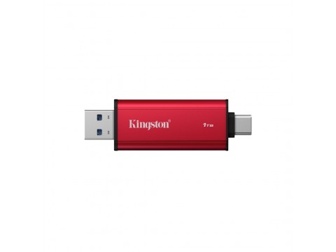 Внешний SSD диск Kingston 2TB Dual Portable Красный