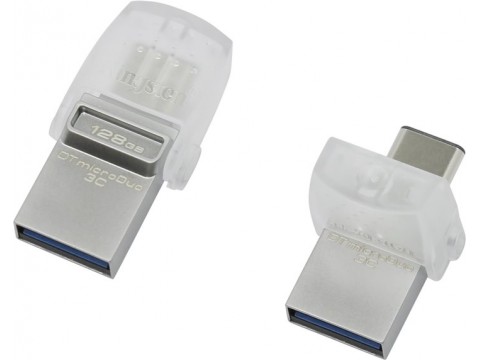USB Флеш накопитель 128GB 3.0 Kingston OTG DTDUO3C/128GB металл