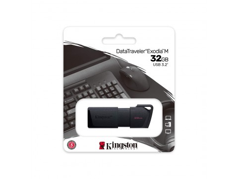USB Флеш накопитель Kingston DTXM/32GB 32GB Чёрный