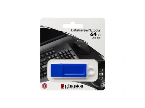 USB-накопитель Kingston KC-U2G64-7GB 64GB Синий