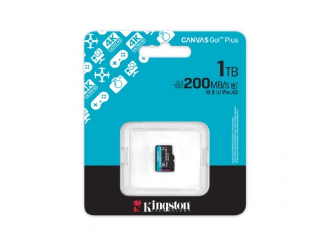 Карта памяти Kingston SDCG4/1TBSP Canvas Go Plus A2 U3 V30 1TB