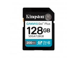 Карта памяти Kingston SDG4/128GB Canvas Go Plus Gen4 C10 UHS-I U3 V30 128GB