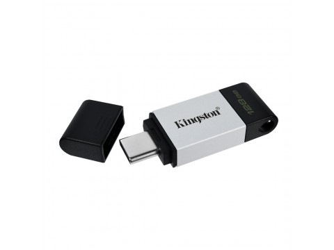 USB-накопитель Kingston DT80/128GB 128GB Type-C Серебристый