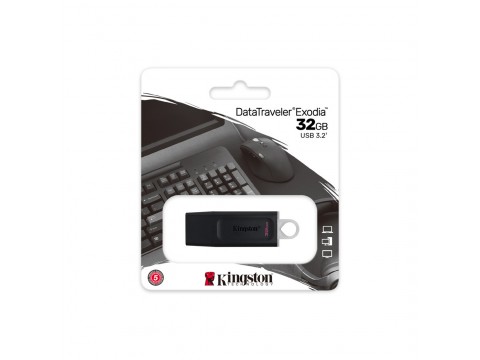 USB Флеш накопитель Kingston DTX/32GB 32GB Чёрный