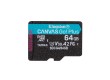 Карта памяти Kingston SDCG4/64GBSP Canvas Go Plus A2 U3 V30 64GB