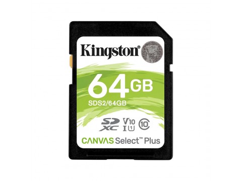 Карта памяти Kingston SDS2/64GB SD 64GB