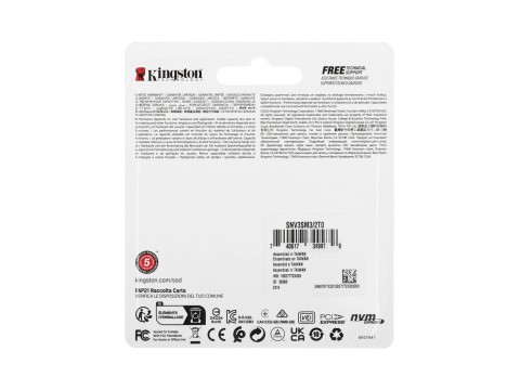 Твердотельный накопитель SSD Kingston SNV3SM3/2T0 2TB Mini M.2 2230 PCIe Gen4 x4