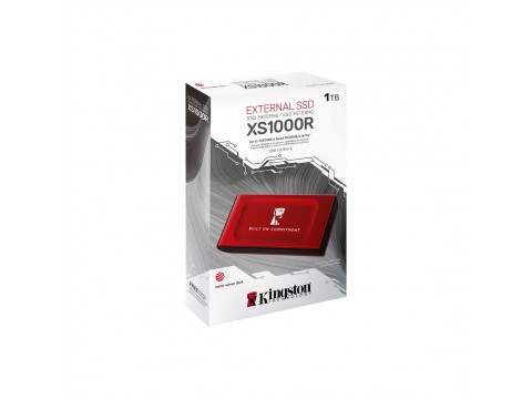 SSD диск Kingston XS1000 / 1TB, Красный