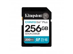 Карта памяти Kingston SDG4/256GB Canvas Go Plus Gen4 C10 UHS-I U3 V30 256GB