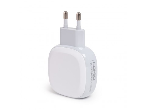 Универсальное зарядное устройство LDNIO A3510Q 2*USB A/1*USB Type C Белый