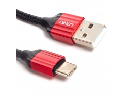 Интерфейсный кабель LDNIO Type-C LS431 2.4A TPE Алюминий 1м Чёрный