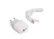 Универсальное зарядное устройство LDNIO A2421C 22.5W USB/USB Lightning, Белый
