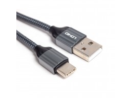 Интерфейсный кабель LDNIO Type-C LS432 2.4A TPE Алюминий 2м