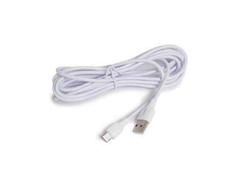 Интерфейсный кабель LDNIO Type-C LS543 2м/3м 2,1A Белый