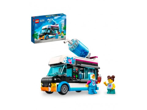 Lego 60384 Город Грузовик Пингвина со слашем