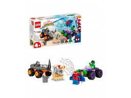 Lego 10782 Spidey Схватка Халка и Носорога на грузовиках