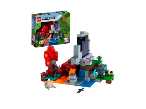 Lego 21172 Minecraft Разрушенный портал