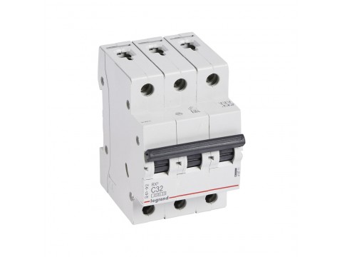 Автоматический выключатель Legrand 419711 3П C 32А RX3 4,5kA