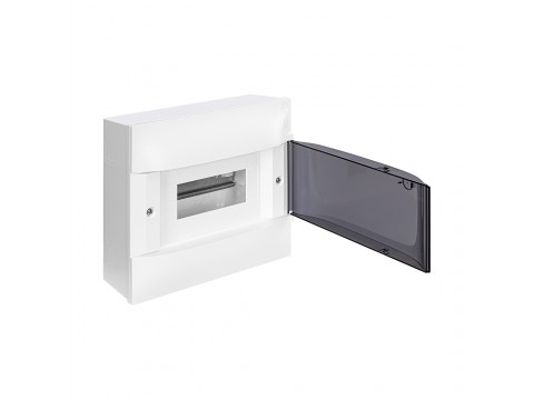 Щит навесной Legrand Practibox S 1х8 IP40 Дымчатая дверь
