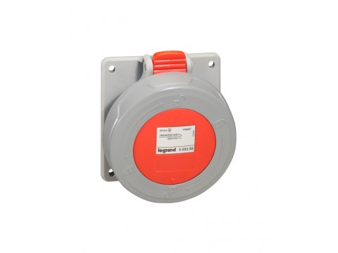 Legran 555489 Розетка встр. 32А 3К+H+З 380В IP67