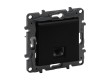 Информационная розетка одинарная Niloe Step RJ45 Кат.6e UTP Чёрный