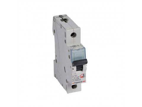 Автоматический выключатель Legrand 404031 1П C32A TX3 6000/6kA