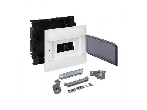 Щит встраиваемый Legrand Practibox S 1х8 IP40 Дымчатая дверь