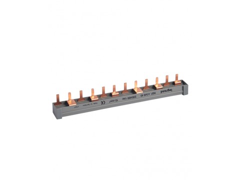 Legrand 404940 ГРЕБЕНКА РАСПРЕДЕЛ. T/2П 12МОД.10MM2 ЗУБ
