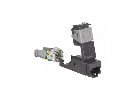 Коннектор телекоммуникационный высокой плотности RJ 45 Legrand 033753 cat 5e.