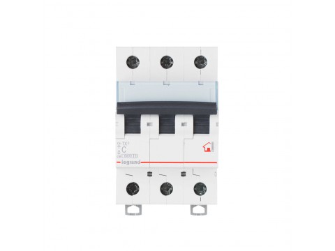 Автоматический выключатель Legrand 404057 3П С 20A TX3 6000 6kA