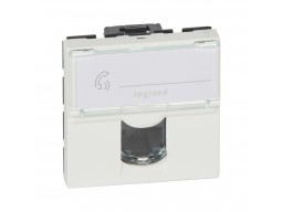 Розетка 1xRJ45 Cat.5 Legrand Mosaic 2 модуля