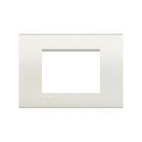 LivingLight LNA4803BI Рамка прямоугольная, 3 модуля, цвет Белый