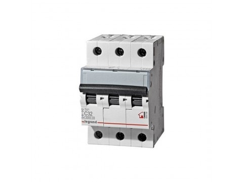 Автоматический выключатель Legrand 404059 3П C 32A TX3 6000 6kA