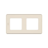Рамка декоративная универсальная Legrand 673941 Inspiria 2 поста для горизонтальной или вертикальной