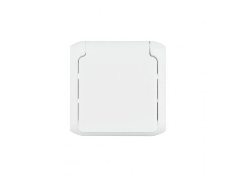 Розетка с крышкой Legrand Forix 16A 250В IP44 накладная белый