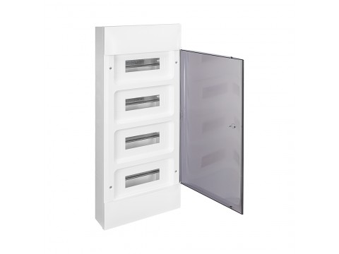 Щит навесной Legrand Practibox S 4х12 IP40 Дымчатая дверь