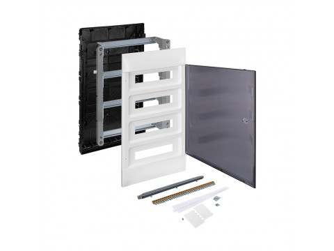 Щит встраиваемый Legrand Practibox S 4х18 IP40 Дымчатая дверь