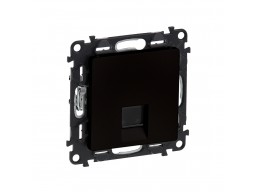 Информационная розетка одиночная Legrand Valena Life RJ45 Кат.5е UTP с лиц. пан. антрацит