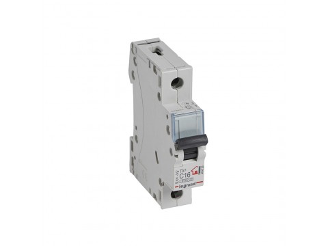 Автоматический выключатель Legrand 404028 1П C16A TX3 6000/6kA