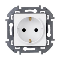 Розетка 2К+З 16 А 250 В Legrand Inspiria 673720 белый
