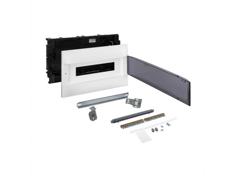 Щит встраиваемый Legrand Practibox S 1х18 IP40 Дымчатая дверь