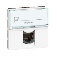 Legrand 076555 MOSAIC RJ45 FTP кат5е 2мод бел