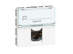 Legrand 076555 MOSAIC RJ45 FTP кат5е 2мод бел