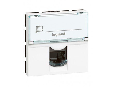 Legrand 076555 MOSAIC RJ45 FTP кат5е 2мод бел