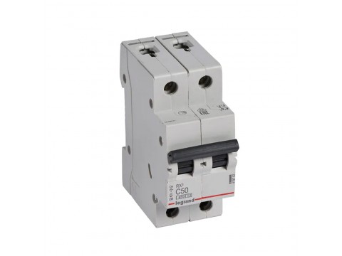 Автоматический выключатель Legrand 419702 2П C 50A RX3 4,5kA
