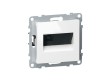 Информационная розетка одинарная Suno RJ45 Кат.6e UTP Белый