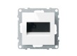 Информационная розетка одинарная Suno RJ45 Кат.6e UTP Белый