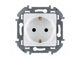 Розетка 2К+З со шторками 16 А 250 В Legrand Inspiria 673730 белый