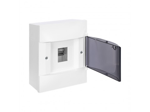 Щит навесной Legrand Practibox S 1х4 IP40 Дымчатая дверь