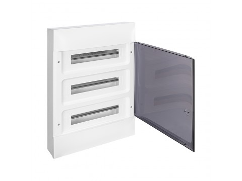 Щит навесной Legrand Practibox S 3х18 IP40 Дымчатая дверь